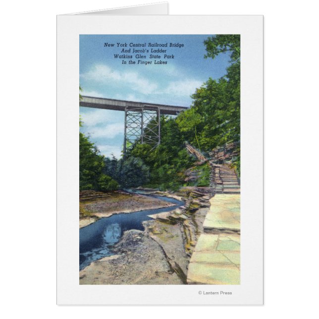 Puente central de RR de Nueva York, la escalera de (Frente)