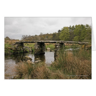 Puente Clapper En El Parque Nacional De Dartmoor