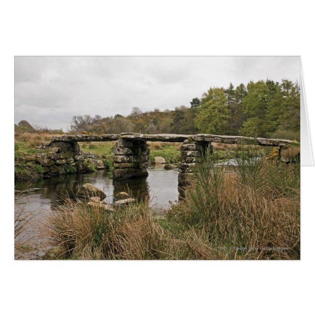 Puente Clapper En El Parque Nacional De Dartmoor (Anverso (Horizontal))