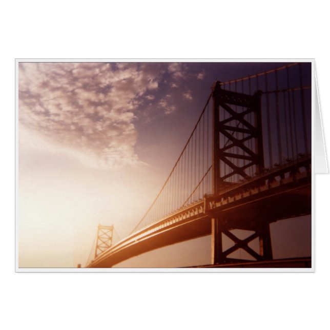 Puente con el cielo brillante (Anverso (Horizontal))