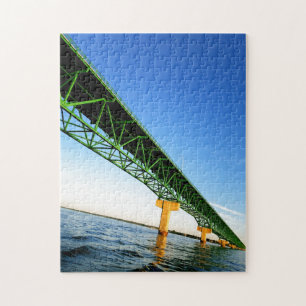Puente creativo Mackinaw foto rompecabezas