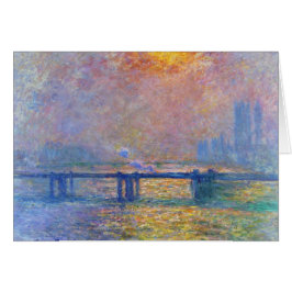 Puente cruzado de Charing, el Thames, Claude Monet