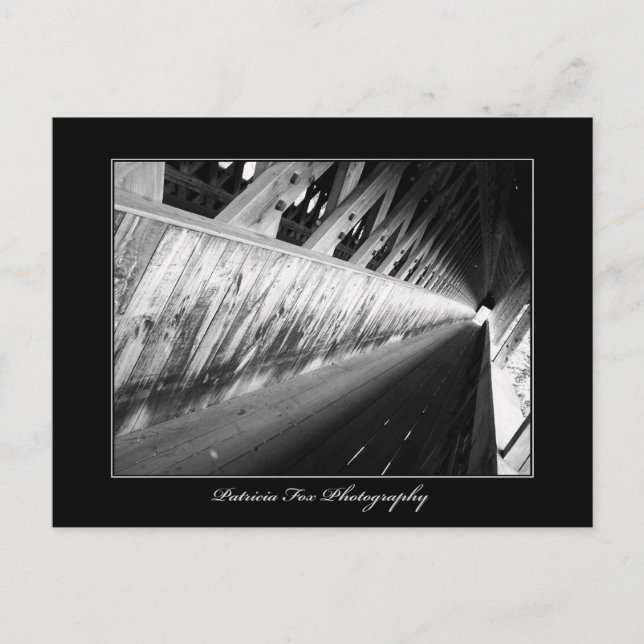 Puente cubierto - Postal (Anverso)