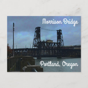 Puente de acero Portland #1 postal