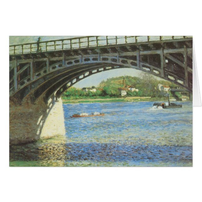 Puente de Argenteuil por Gustave Caillebotte (Anverso (Horizontal))