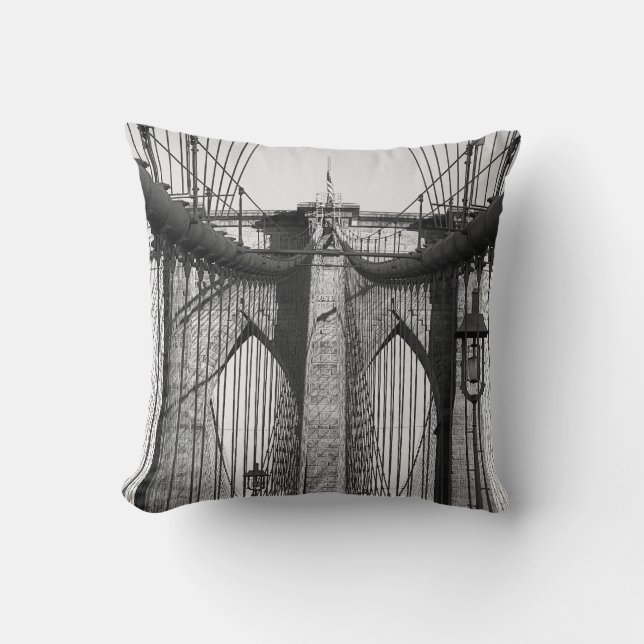 Puente de Brooklyn, almohada del lanzamiento del (Anverso)