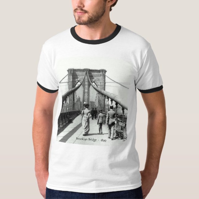 Puente de Brooklyn - camiseta 1899 (Anverso)