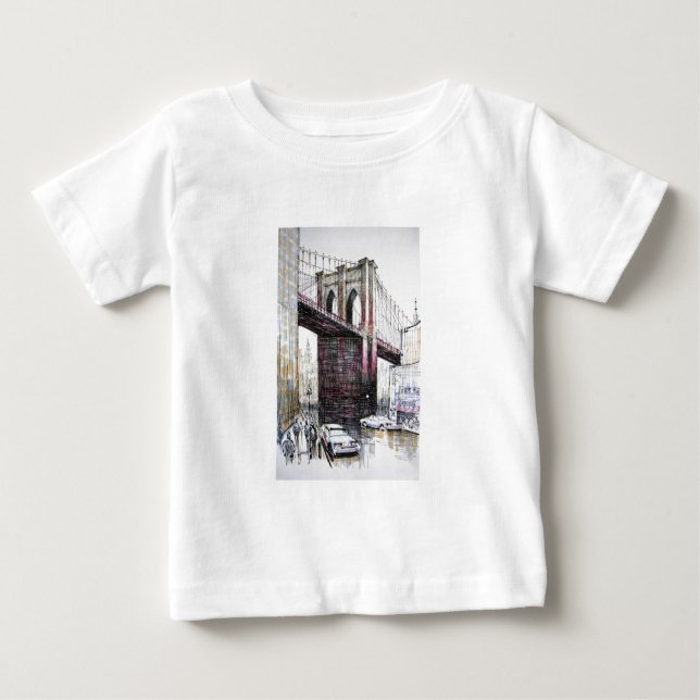 Puente de Brooklyn, camiseta del niño de los (Anverso)
