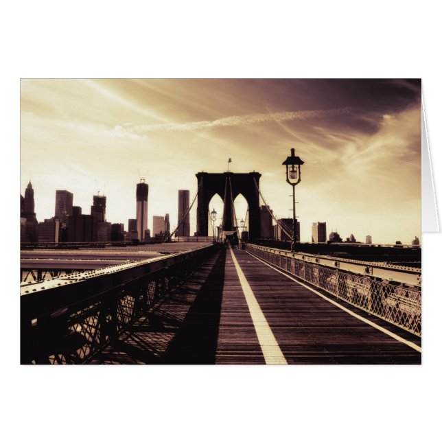 Puente de Brooklyn - Nueva York (Anverso (Horizontal))