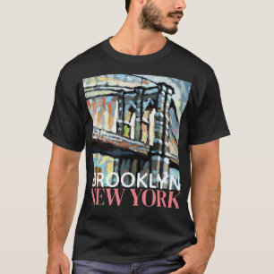 Puente de Brooklyn Nueva York, camiseta 2 masculin