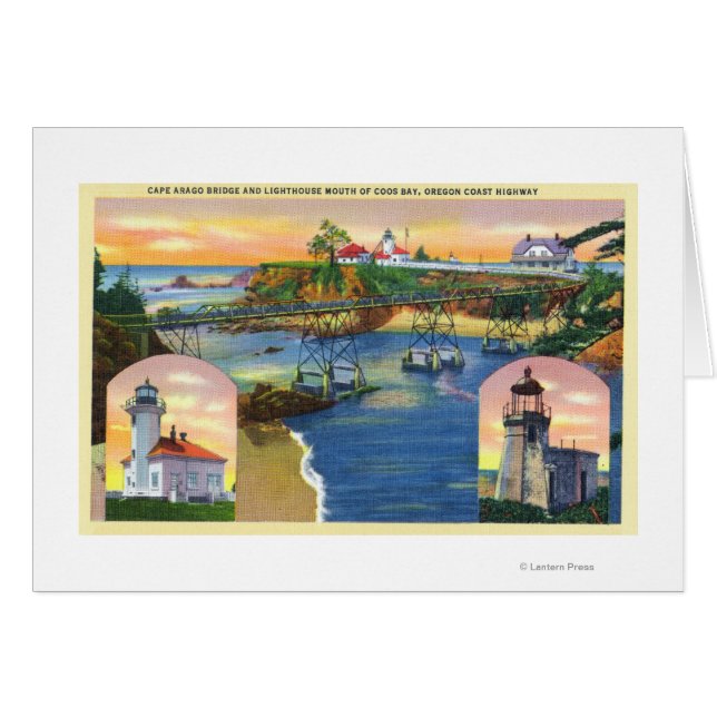 Puente de Cabo Arago y boca de faro (Anverso (Horizontal))