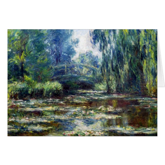 Puente de Claude Monet sobre la charca del lirio (Anverso (Horizontal))