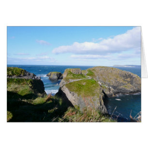 Puente de cuerda en Carrick-a-Rede (N. Irlanda)