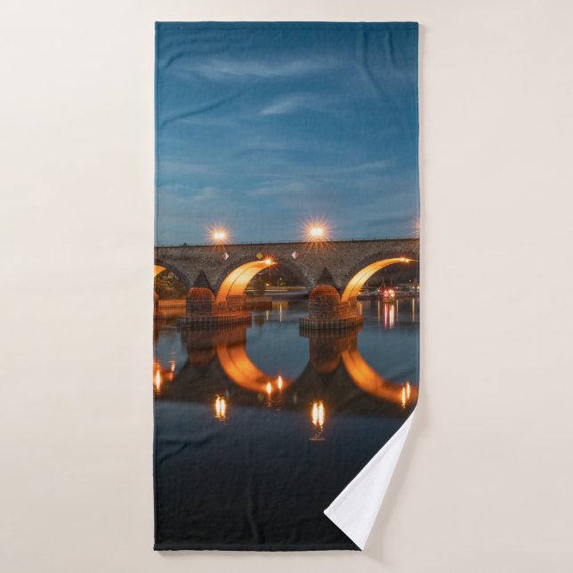 Puente de la Alemania de Koblenz (Toalla de baño)