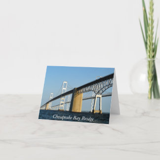 Puente de la bahía de Chesapeake - TARJETA DE NOTA