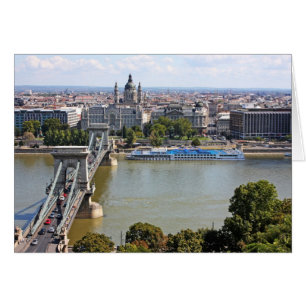 Puente de la cadena Szechenyi, Budapest, Hungría