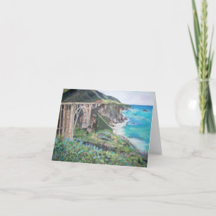 Puente de la cala de Bixby - tarjeta de