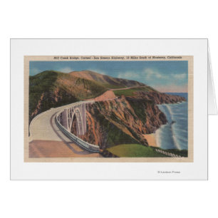 Puente de la cala del molino en San Simeon Hwy