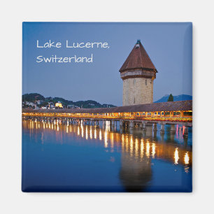 Puente de la Capilla, Lago Lucerna, imán de Suiza