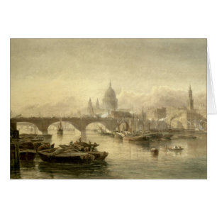 Puente de la catedral y de Londres de San Pablo