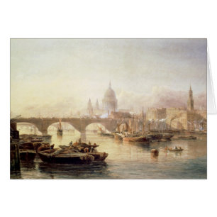 Puente de la catedral y de Londres de San Pablo
