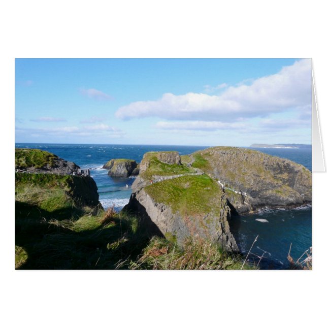 Puente de la pista en Carrick-a-Rede (Irlanda del  (Anverso (Horizontal))
