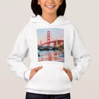 Puente de la puerta de oro tira almohada