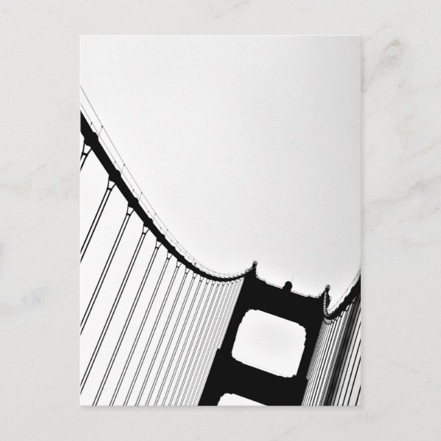 Puente de la Puerta Dorada Postal (Anverso)