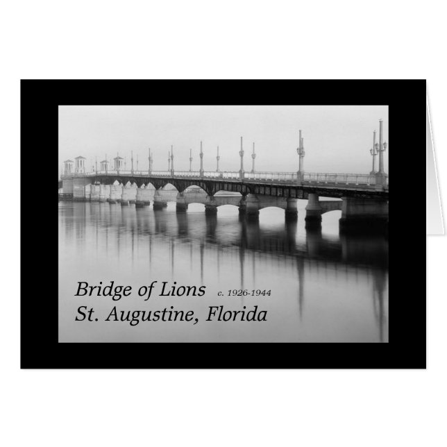 Puente de Leones San Agustín, Florida (Anverso (Horizontal))