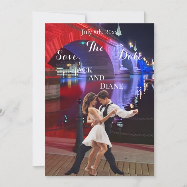 Puente de Londres Salve la Invitación a la Fecha (Anverso)