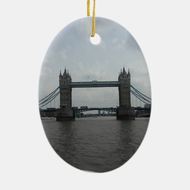 Puente de Londres y caja del teléfono - ornamento (Atrás)