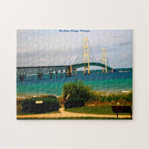 Puente de Mackinac Michigan. Rompecabezas