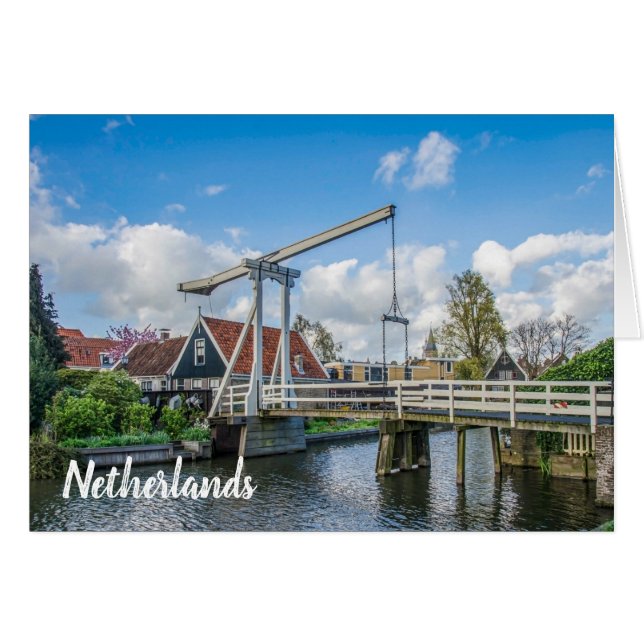 Puente de madera levantada por los holandeses (Anverso (Horizontal))