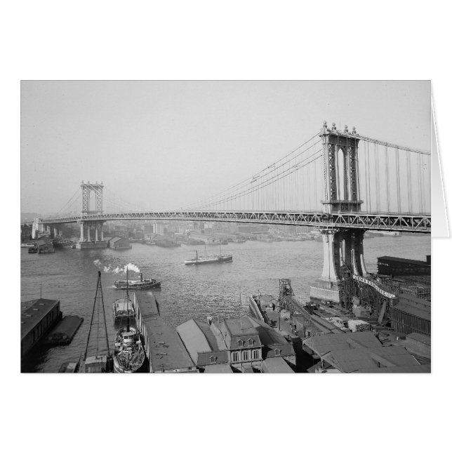 Puente de Manhattan, 1909 (Anverso (Horizontal))
