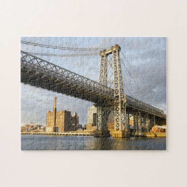 Puente de Manhatten Nueva York. Rompecabezas (Horizontal)