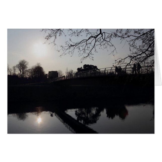 Puente de pie sobre un río (Anverso (Horizontal))