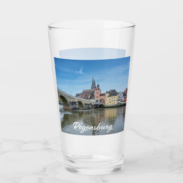 Puente de piedra en Regensburg, Alemania (Anverso)