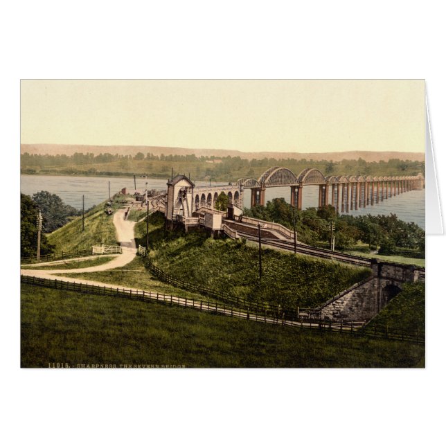 Puente de Severn, agudeza, Gloucestershire, (Anverso (Horizontal))