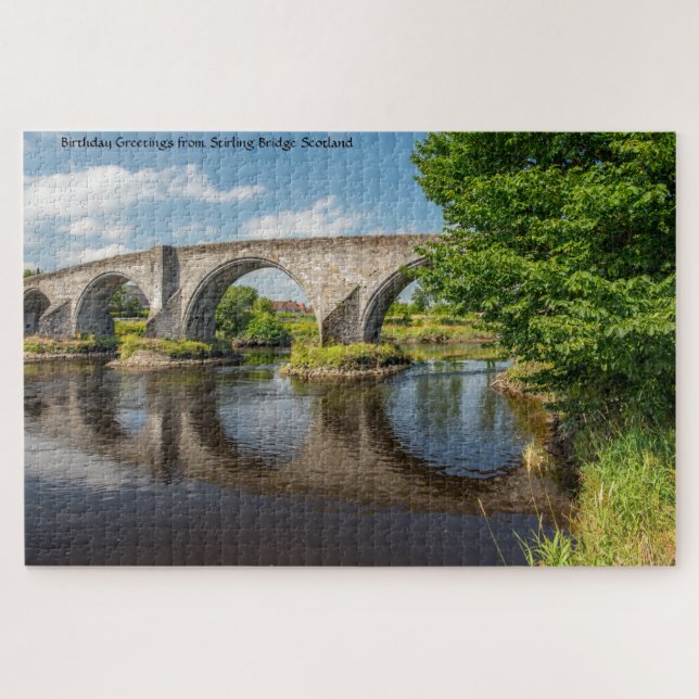 Puente de Stirling Escocia. Rompecabezas (Horizontal)