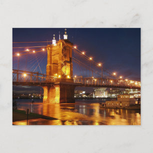 PUENTE DE SUSPENSIÓN CINCINNATI. Postales de OHIO