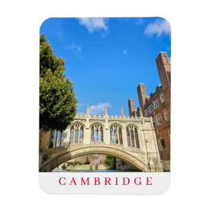Puente de suspiros de Cambridge ver imán de frigor