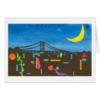 Puente de Triborough en la noche