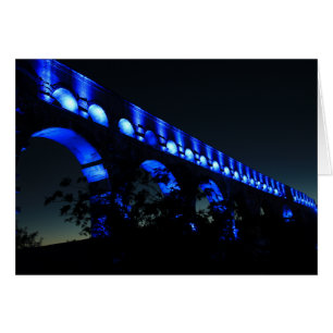 Puente del acueducto Le Pont du Gard, París, Franc
