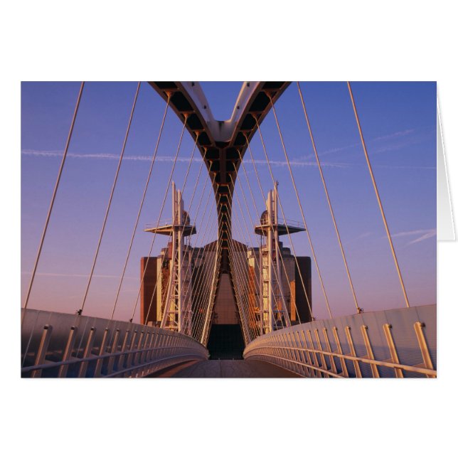 Puente del Milenio, Centro Lowry, Salford (Anverso (Horizontal))