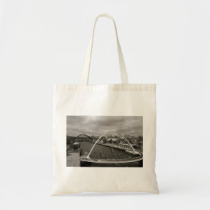 Puente del milenio, la bolsa de asas de Newcastle,