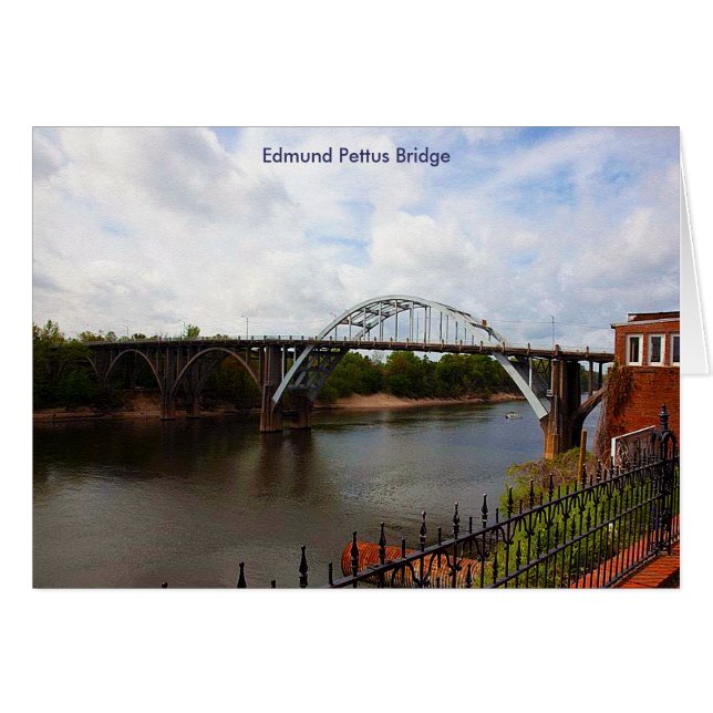 Puente Edmund Pettus en Selma, Alabama (Anverso (Horizontal))