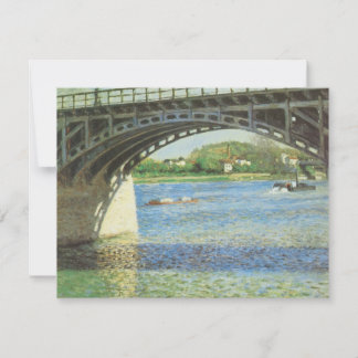 Puente en Argenteuil por Gustave Caillebotte