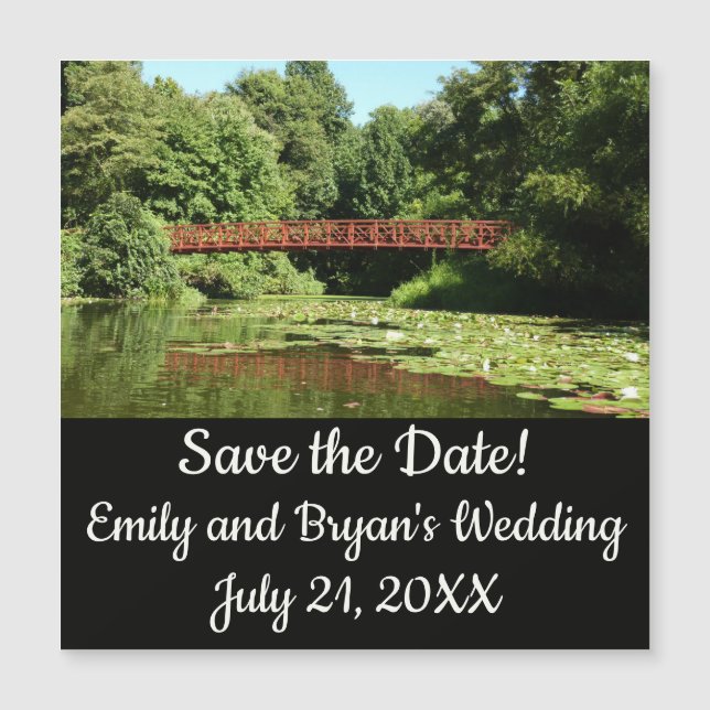 Puente en el lago Centennial en la ciudad de Ellic (Anverso)