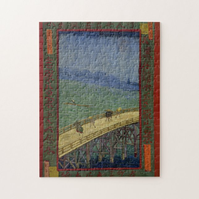 Puente en el rompecabezas de la lluvia (Vertical)