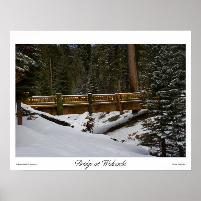 Puente en las impresiones de Wuksachi (Frente)